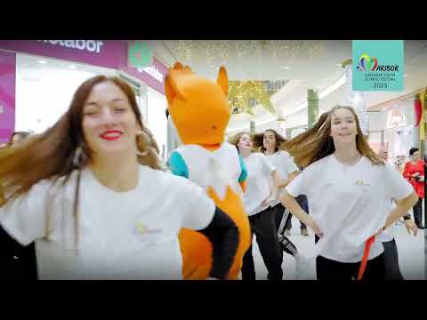 EYOF / OFEM FLASHMOB in Europark, Maribor