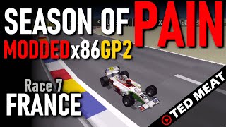 x86GP2 With MOD SUPPORT! - 1990 Season of PAIN # 7 - France (Paul Ricard)
