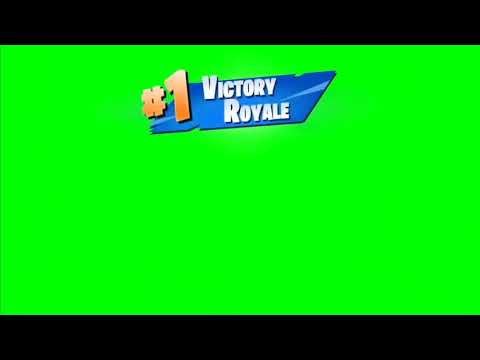 Victory Royale Green Screen 4K (Free to Use)