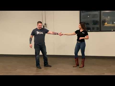 Advanced Country Swing Move- Pull through whips with a dip