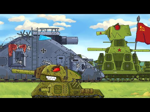 МЫ с КВ-44 разобьём Монстра! КВ-44, Щука VS Железный Капут - Мультики про танки