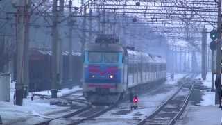 preview picture of video 'ЧС4-140 (КВР) с поездом 15 Москва - Будапешт'