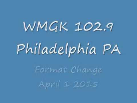 WMGK 102 9 Philadelphia PA   Format Change  April 1 2015