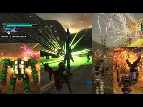 EDF Earth Defense Force 5 DLC 1 Online M 13 Engage Aliens 3 - Hardest Compilation