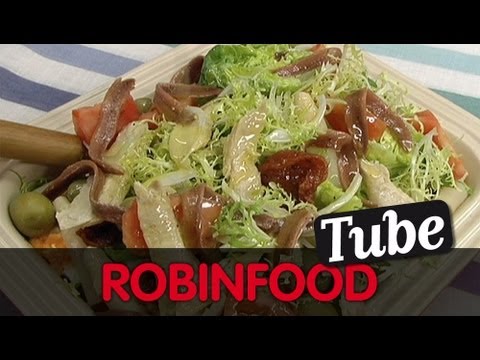 ROBINFOOD / Ensalada mixta bien hecha + Salsa pesto