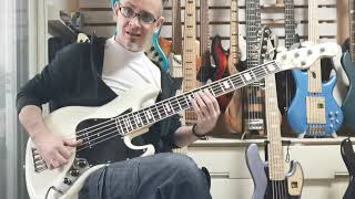 Video thumbnail for High End Japanese Bass Guitars: Black Smoker, Beta 5 Lightly Aged. Preshipment test / Bass Review by Bass Japan Direct