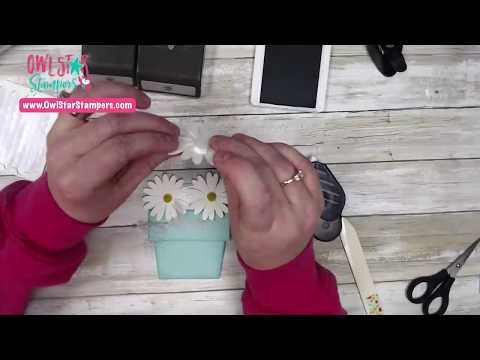 Adorable Stampin’ Up! Daisy Flowerpot Card