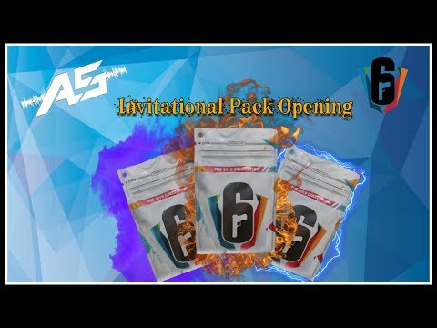 Opening All R6 invitational alpha packs.