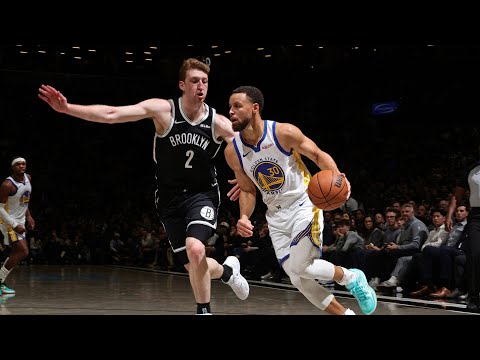 Stephen Curry Clutch 3s vs Nets 27 Points!