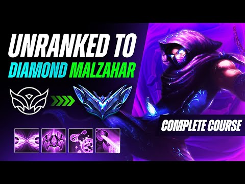 HOW MALZAHAR CAN EASILY GET YOU TO DIAMOND | UNRANKED TO DIAMOND GUIDE SEASON 14