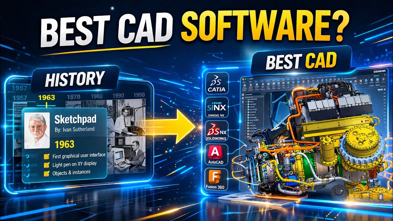 Best CAD Software? History & Top Tools Explained