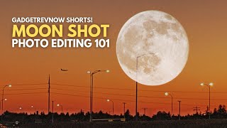 Moon Shot using Snapseed! #Shorts