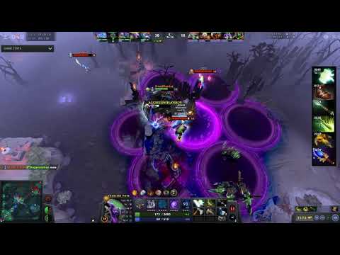 Arteezy [Faceless Void] Aggressive Max Attack Speed Build Bash God!  7.24 (2020 March)