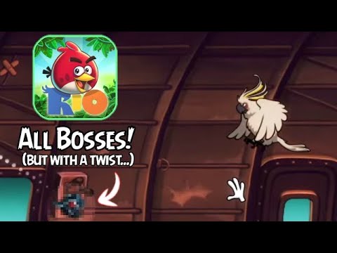 All Bosses and Cutscenes in Angry Birds Rio, But With a Twist...