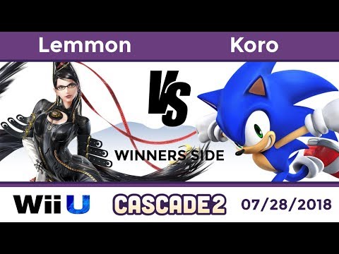 Cascade 2 Singles: Pools - Lemmon (Bayonetta) vs Koro (Sonic)