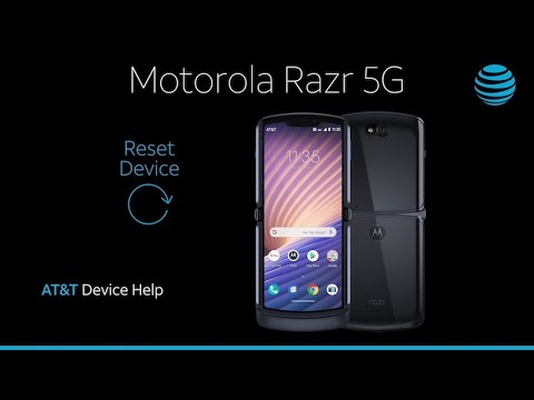 Learn How to Reset device on Your Motorola razr 5G | AT&T Wireless