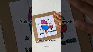 Download lagu DIY Puzzle Es Krim dari Kardus Bekas #youtubeshorts #idebermain #diy mp3