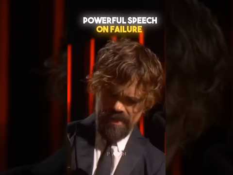 One of the best speech by Peter dinklage 💯🔥 #shorts #youtubeshorts #motivation #motivationalvideo