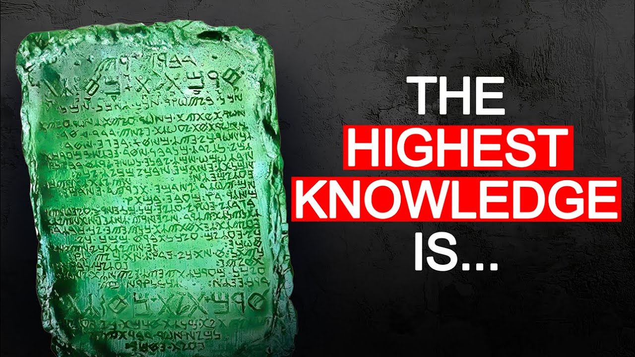 The Real Meaning of “Emerald Tablets Of Thoth” (last video you'll need)