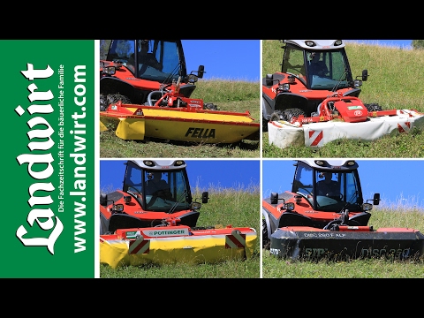 4 Alpin Scheibenmähwerke im Vergleich | Fella – Lely – Pöttinger – SIP | landwirt.com