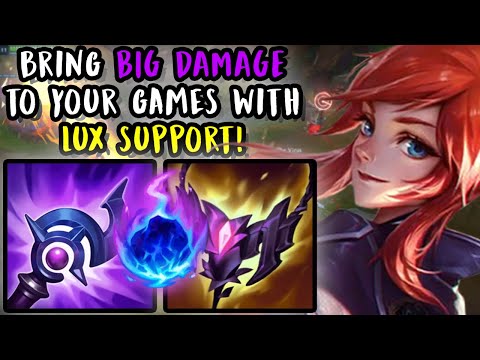 Bring BIG DAMAGE to your games as Lux Support! | Master Support | Patch 26.04