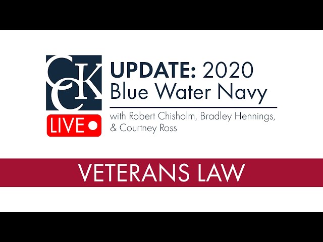 Blue Water Navy 2020 Update | NEW Details