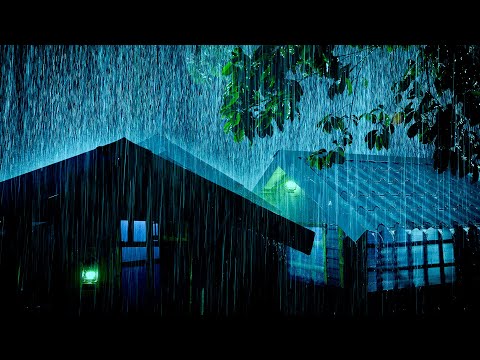 (NO ADS) Immerse Yourself In Deep Sleep With Realistic Heavy Rain On A Tin Roof And Thunder Sounds.