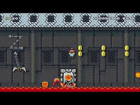 King Thwomps Fortress by {Kat} - Super Mario Maker 2 - No Commentary 1bx