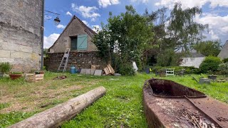【#13フランスで築フル100年DIY】何で庭に鉄のカヌー🛶？昔この集落には橋が無かったからか？