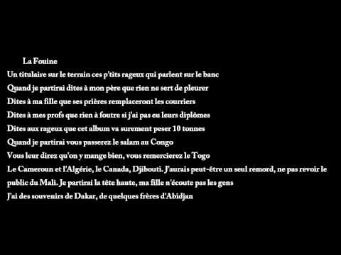 La Fouine - Quand je partirai [Lyrics] |Download MP3|