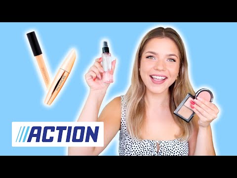 Full face make-up look onder 10 euro met ACTION producten 💄👄 - Kristina K