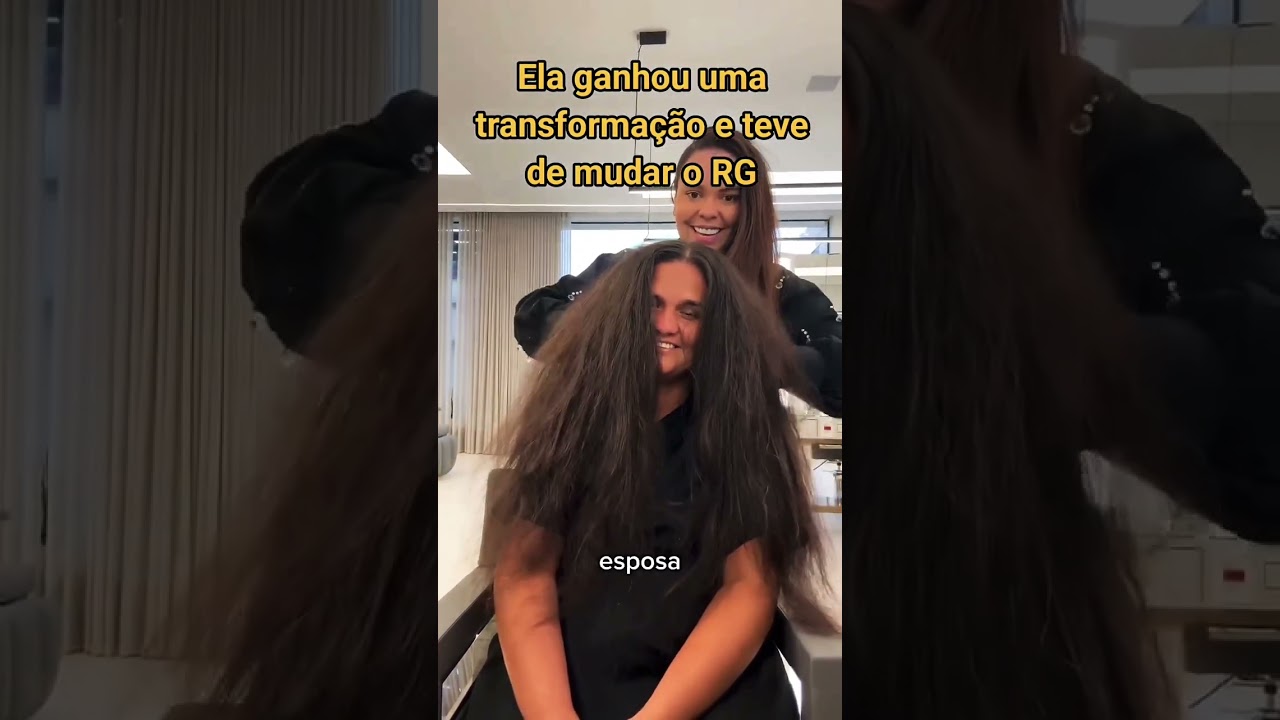 Sempre foi linda! Ela merece essa transformação maravilhosa 😍🥰 #hairstyle #transformação #cabelo