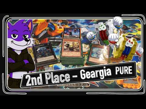2nd Place 🥈 GEARGIA PURE Deck Profile - Yugioh HAT Format