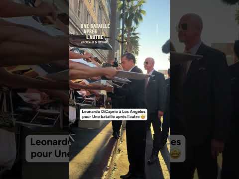 Leonardo DiCaprio était à Los Angeles hier pour l'avant-première d'Une bataille après l'autre 🔥
