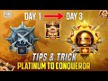 From Platinum To Conqueror 🔥 Tips And Tricks 100% Working | PUBGM