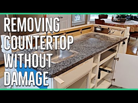 How to to remove a Granite Countertop without damaging anything! #shorts
