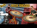 What does a Set of Gong HIHATS Sound Like?! ft. @EMCproductions