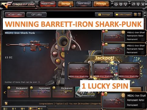 WINNING BARRETT M82A1-IRON SHARK-PUNK CROSSFIRE PH
