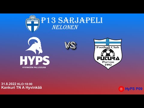 Piirisarja P13 HyPS Sininen - FCFJ Sininen 31.8.2022