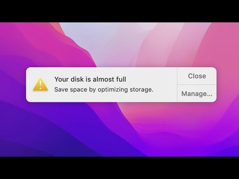 Your StartUp Disk Is Almost Full On macOS