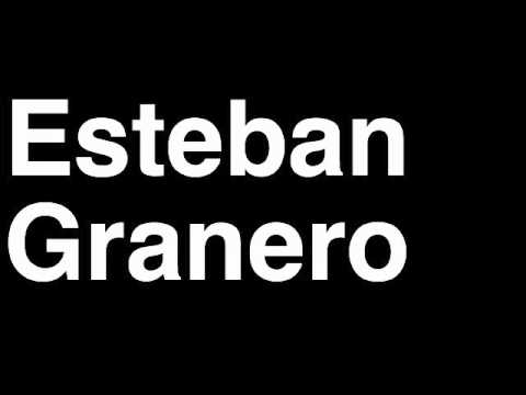 How to Pronounce Estaban Granero Real Madrid CF Football Goal Penalty Kick Yellow Red Card Injury