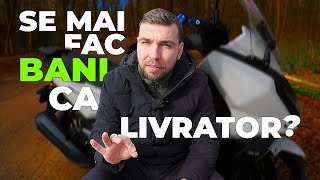 Nu mi-a venit sa cred cati bani faci din livrari - Kymco SkyTown125 REVIEW