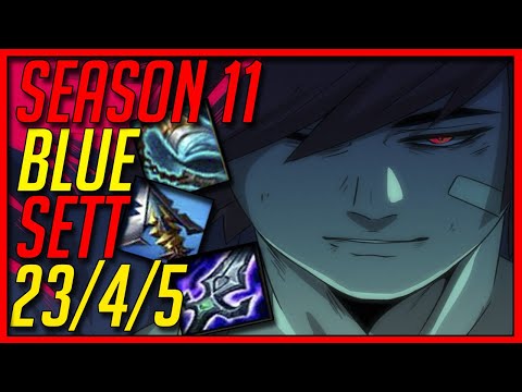 SEASON 11 SETT IS BROKEN WITH NEW MYTHIC STRIDEBREAKER WITH MY BLUE SETT BUILD - League of Legends