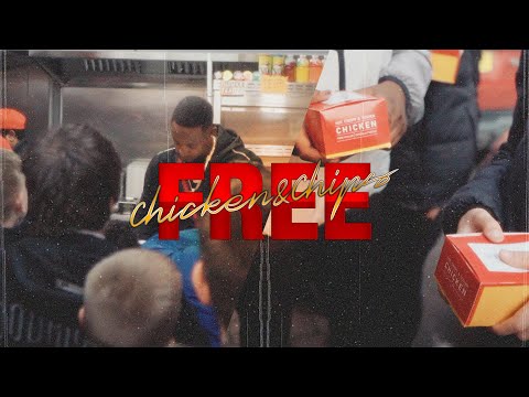 Giving away Free Food to the school kids with Goody's Chicken | VLOG
