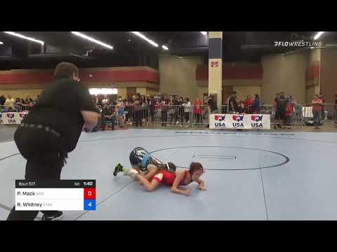 70 Lbs Rr Rnd 2 - Peytton Mack, Rise Wrestling Vs Remy Whitney, Standfast Wrestling Club Fc60