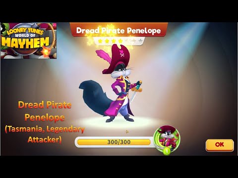[*/\*] Looney Tunes World of Mayhem-Unlock Dread Pirate Penelope (Tasmania, Legendary Attacker)