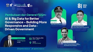 Download lagu Pembukaan & General Forum: AI & Big Data for Better Governance mp3