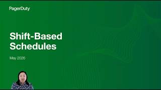 Shift-Based Schedules