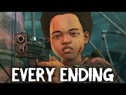 The Walking Dead Final Season Episode 3 - EVERY ENDING (All Ending)