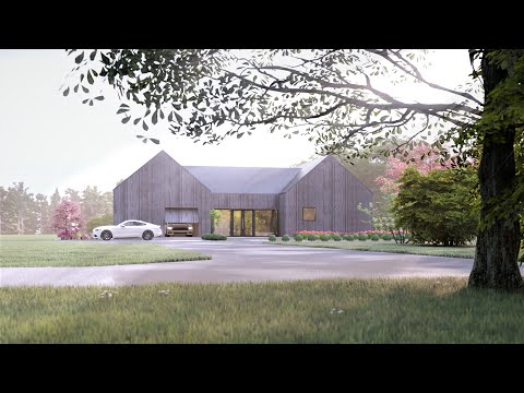 Projekt domu jednorodzinnego Stodoła Pracownia Projektowa Mirpol opracował Jakub Baradziej.